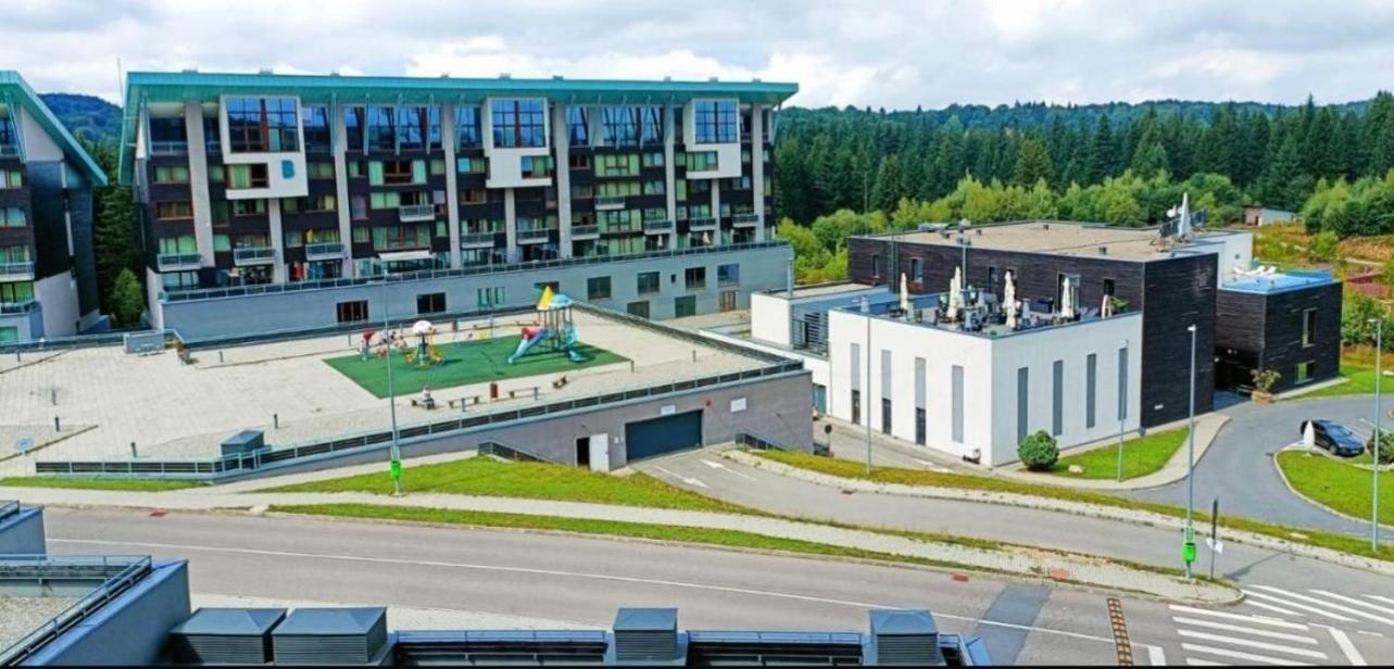Ferienwohnung Pentahouse Mountain Belle Vue Poiana Brașov Exterior foto